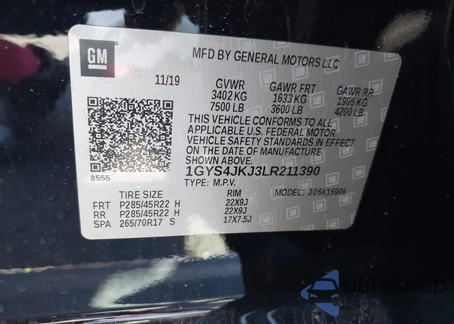 1GYS4JKJ3LR211390: 43322829