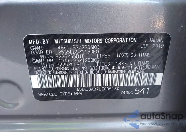 JA4AD3A37LZ005130: 43323120