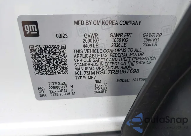 KL79MRSL7RB067698: 43323249