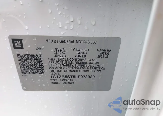 1G1ZB5ST5LF073980: 43323275