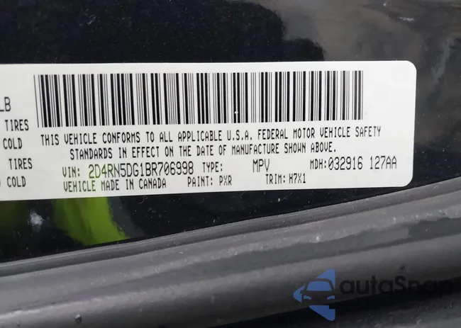 2D4RN5DG1BR706998: 43323311