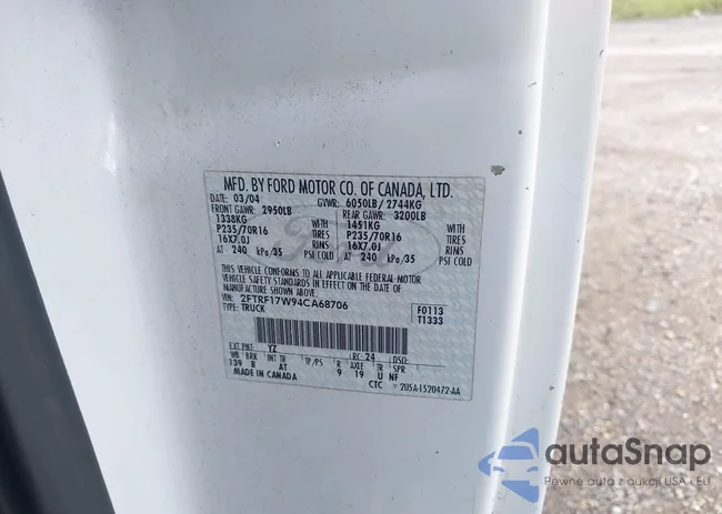 2FTRF17W94CA68706: 43322365