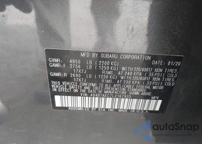 4S4BTAEC7L3167933: 43322385