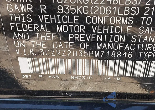 3CZRZ2H35PM718846: 43323825