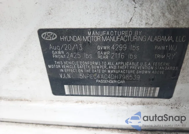 5NPEC4AC4DH798539: 43323918