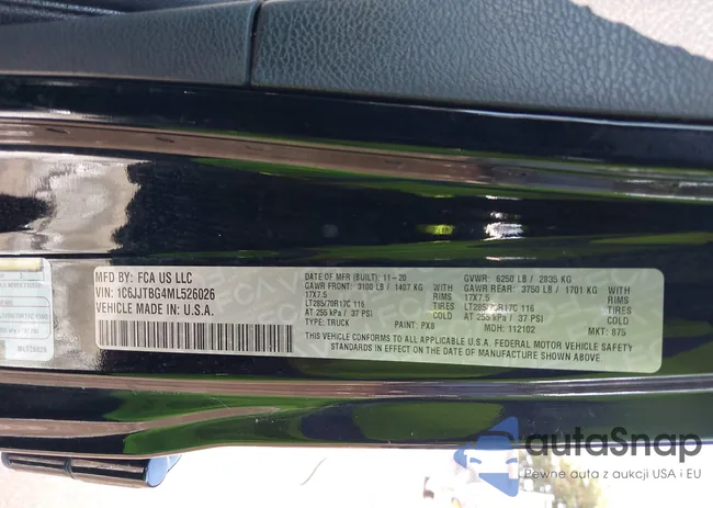 1C6JJTBG4ML526026: 43324140