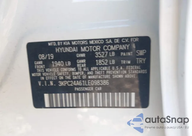 3KPC24A61LE098386: 43324231