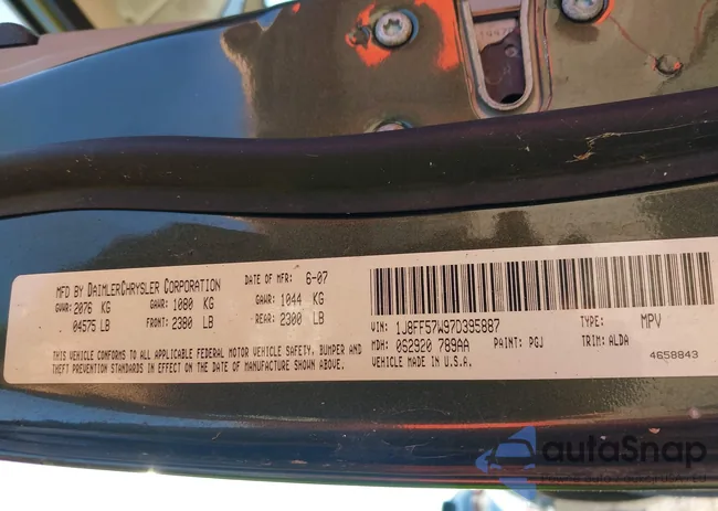 1J8FF57W97D395887: 43323335