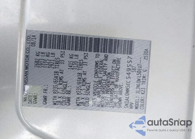 5N1AL0MM5EC549557: 43323643