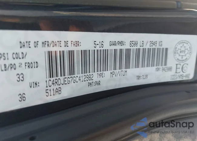 1C4RDJEG7GC412982: 43324834