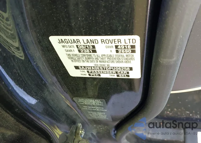 SAJWA0ES7DPU06258: 43324841