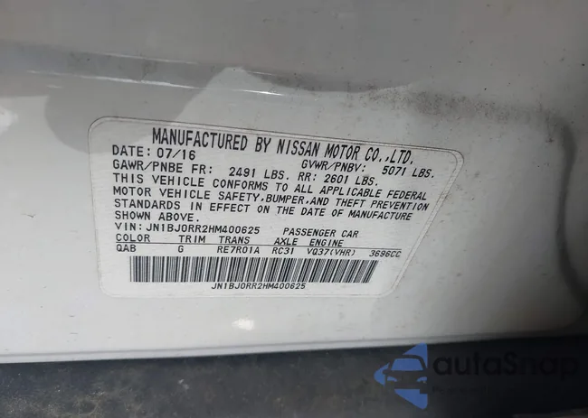 JN1BJ0RR2HM400625: 43325029