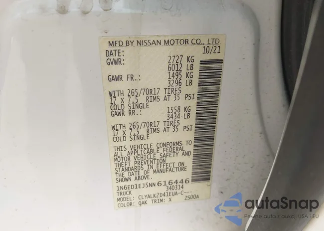 1N6ED1EJ5NN616446: 43325128