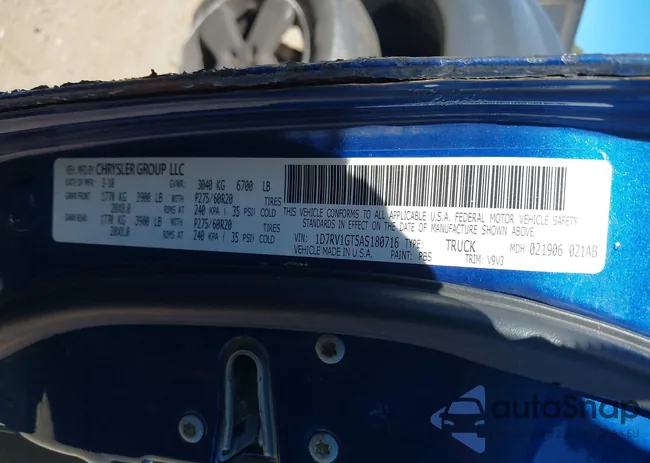 1D7RV1GT5AS180716: 43325260