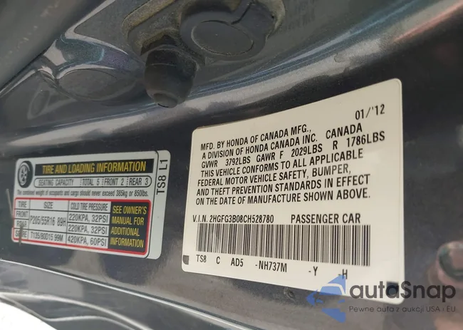 2HGFG3B08CH528780: 43325269