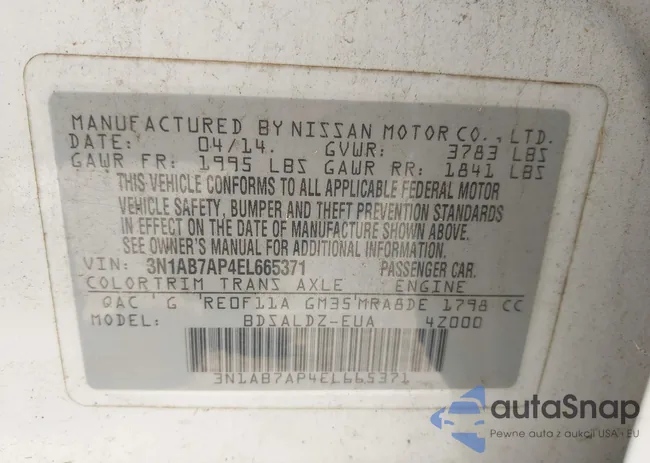 3N1AB7AP4EL665371: 43324339