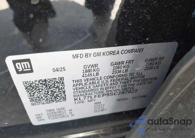 KL77LFEP9SC287822: 43324349