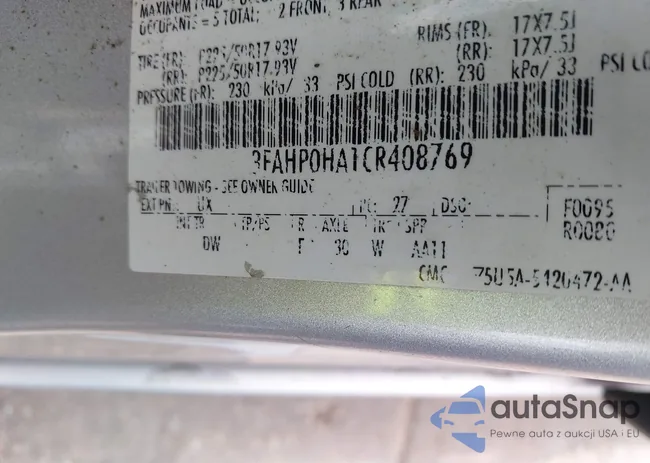 3FAHP0HA1CR408769: 43324371