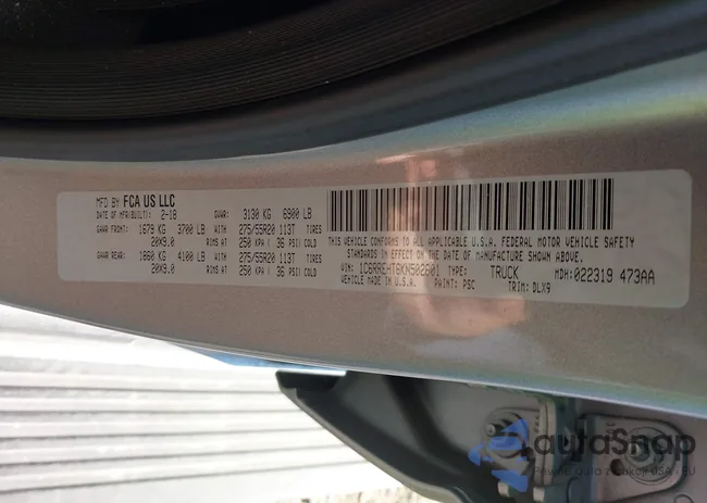 1C6RREHT6KN502601: 43324442