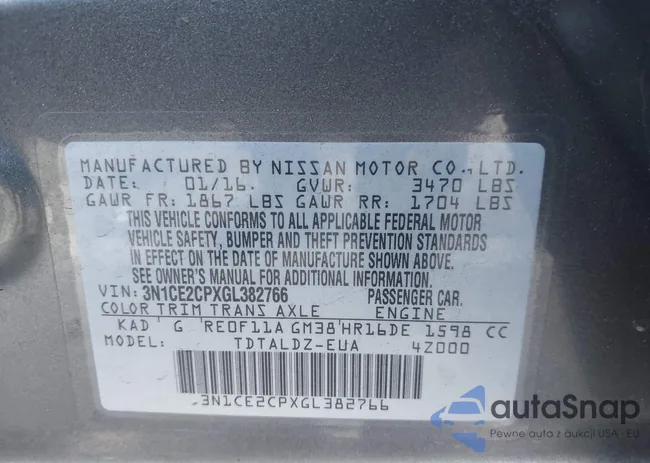 3N1CE2CPXGL382766: 43324593