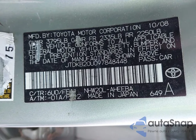 JTDKB20U097848448: 43324636