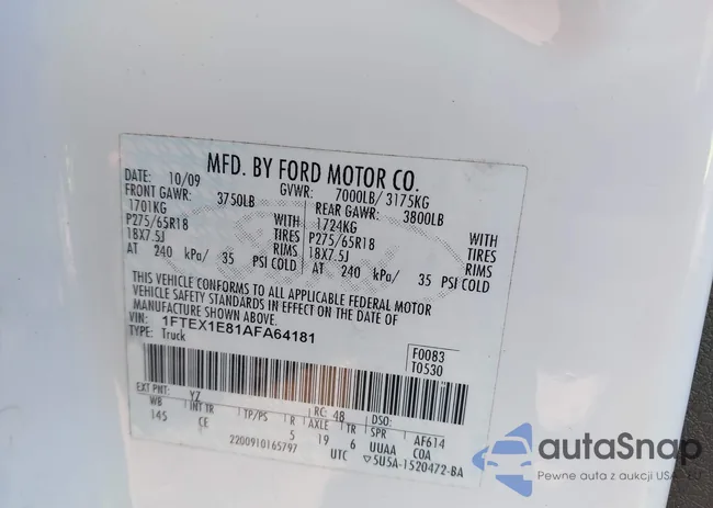 1FTEX1E81AFA64181: 43324732