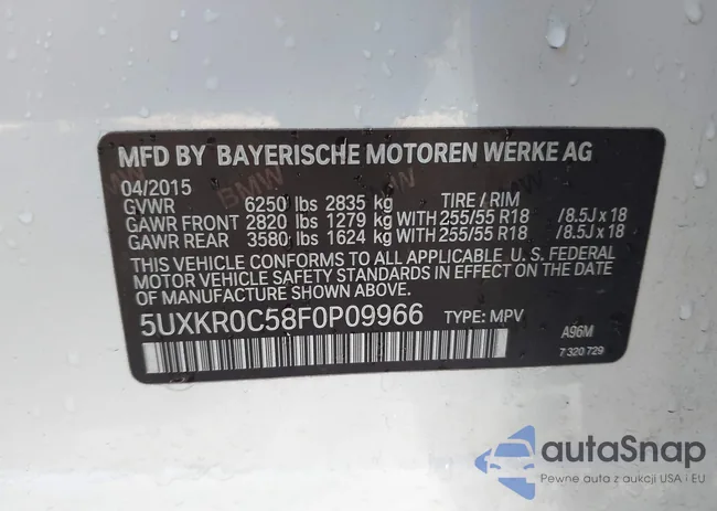 5UXKR0C58F0P09966: 43325745