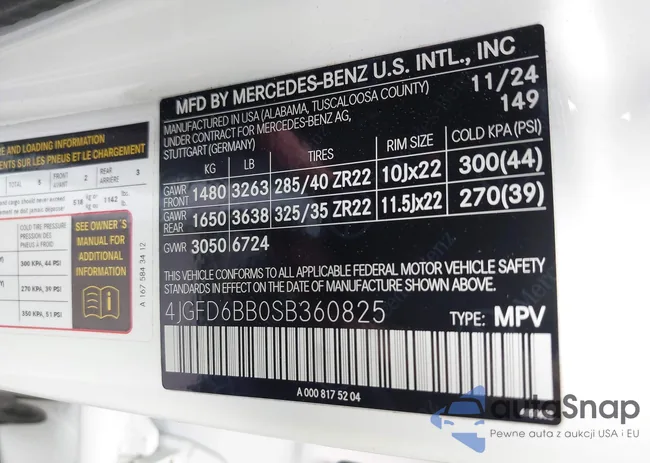 4JGFD6BB0SB360825: 43325792