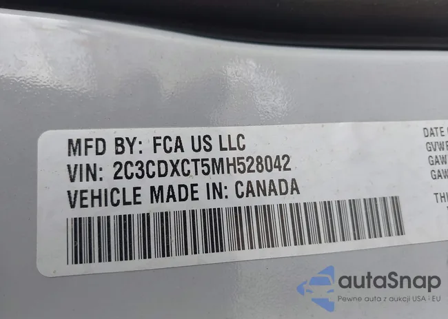 2C3CDXCT5MH528042: 43326313