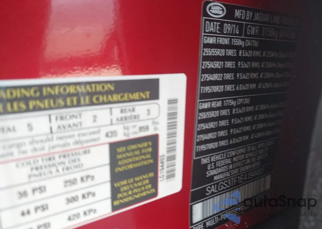 SALGS3TF1EA194493: 43325471