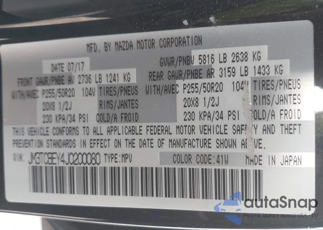 JM3TCBEY4J0200080: 43325587