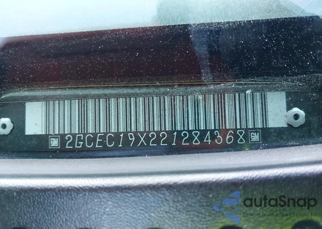 2GCEC19X221284368: 43325637