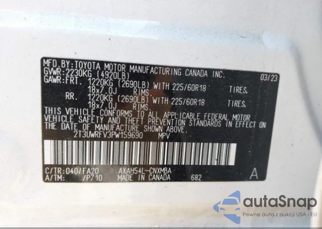 2T3UWRFV3PW159690: 43325717