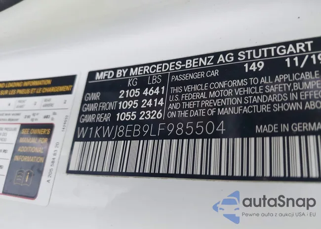 W1KWJ8EB9LF985504: 43325727