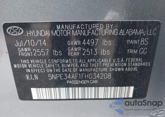 5NPE34AF1FH034208: 43326892