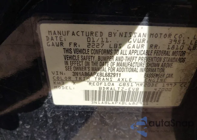 3N1AB6APXBL682911: 43327060