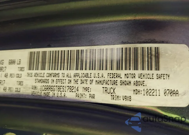 1C6RR6GT8ES179214: 43327131