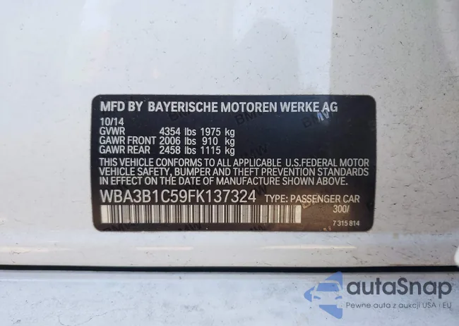 WBA3B1C59FK137324: 43327166