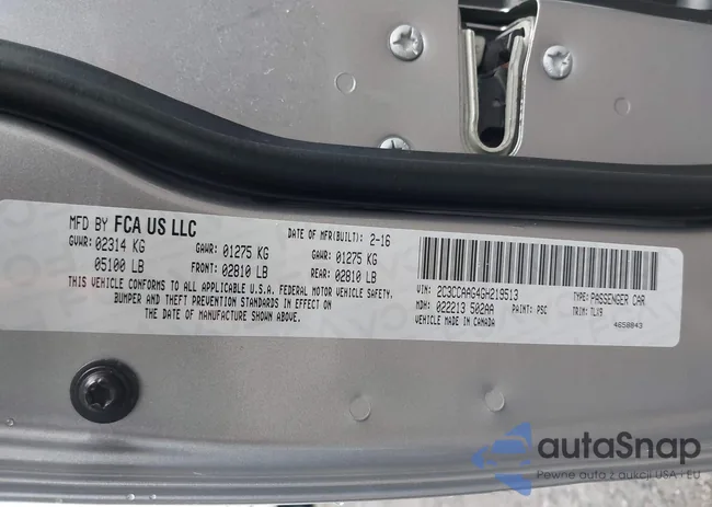 2C3CCAAG4GH219513: 43326477