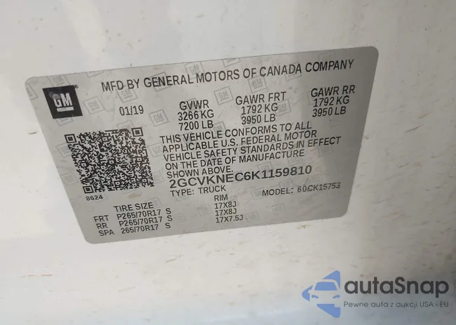 2GCVKNEC6K1159810: 43326491