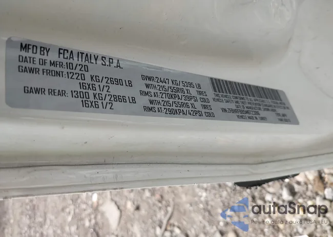 ZFBHRFBB5M6T23816: 43326500