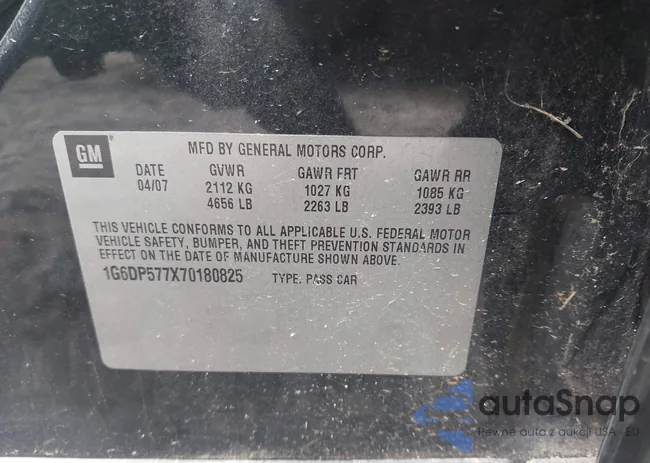 1G6DP577X70180825: 43326674