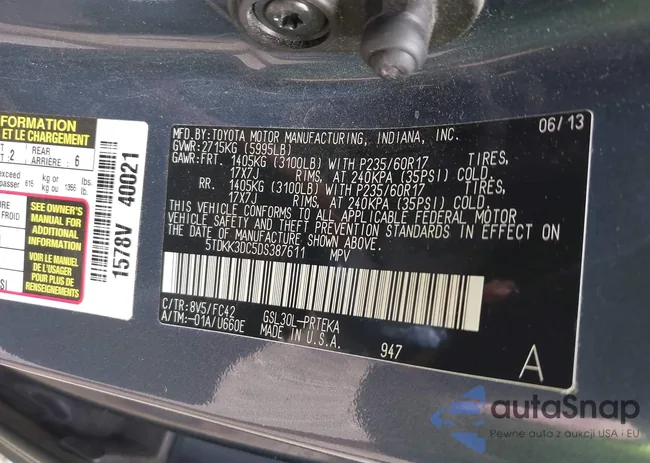 5TDKK3DC5DS387611: 43327964