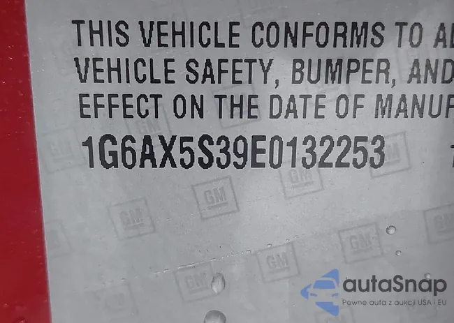 1G6AX5S39E0132253: 43328191