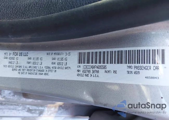 1C3CCCAB0FN695585: 43327329