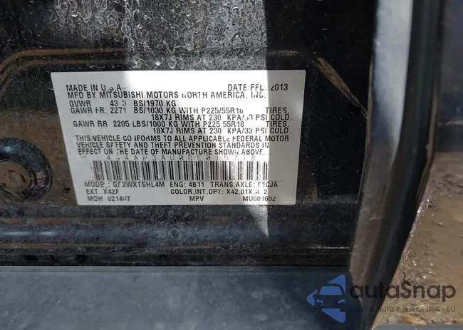 4A4AP3AU0DE015778: 43327669