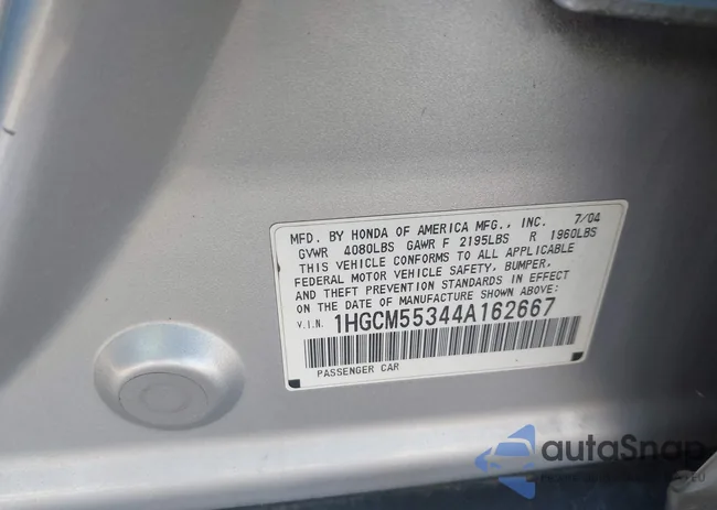 1HGCM55344A162667: 43328698