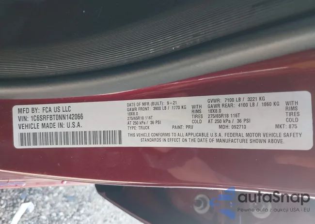 1C6SRFBT0NN142066: 43328724