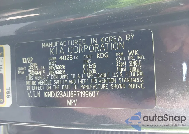 KNDJ23AU6P7199607: 43328863