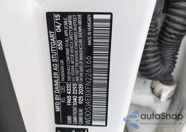 WDDSJ4EBXFN226166: 43329045